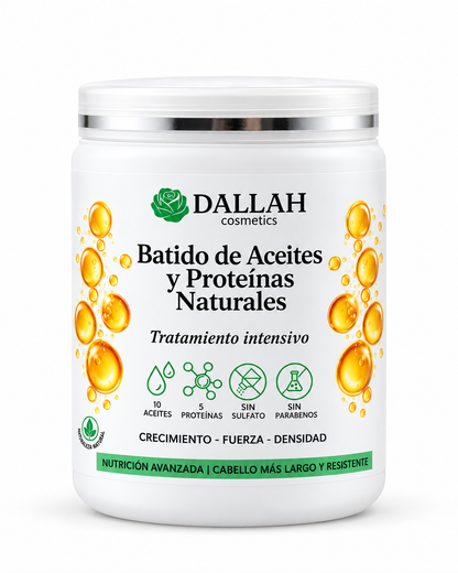 Batido de Aceites y Proteínas Naturales  DALLAH COSMETICS
