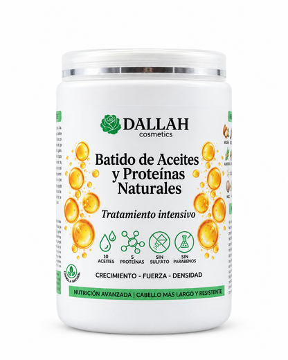 Batido de Aceites y Proteínas Naturales  DALLAH COSMETICS