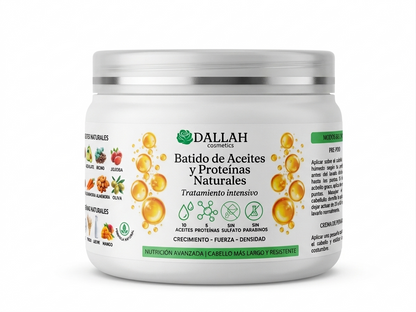 Batido de Aceites y Proteínas Naturales  DALLAH COSMETICS
