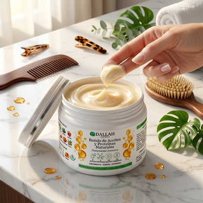 Batido de Aceites y Proteínas Naturales  DALLAH COSMETICS
