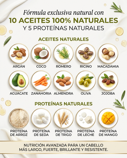 Batido de Aceites y Proteínas Naturales  DALLAH COSMETICS